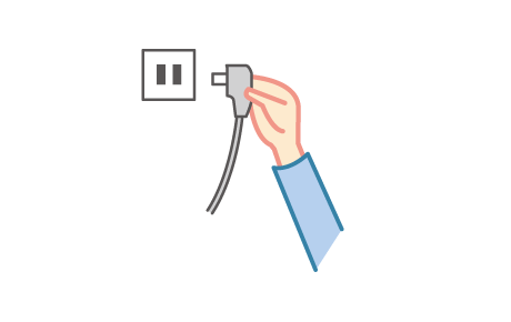 長期未使用請關閉電源無溶絲開關