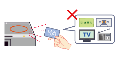 不耐磁性的物品不要靠近