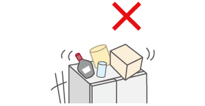 在頂部放置物品