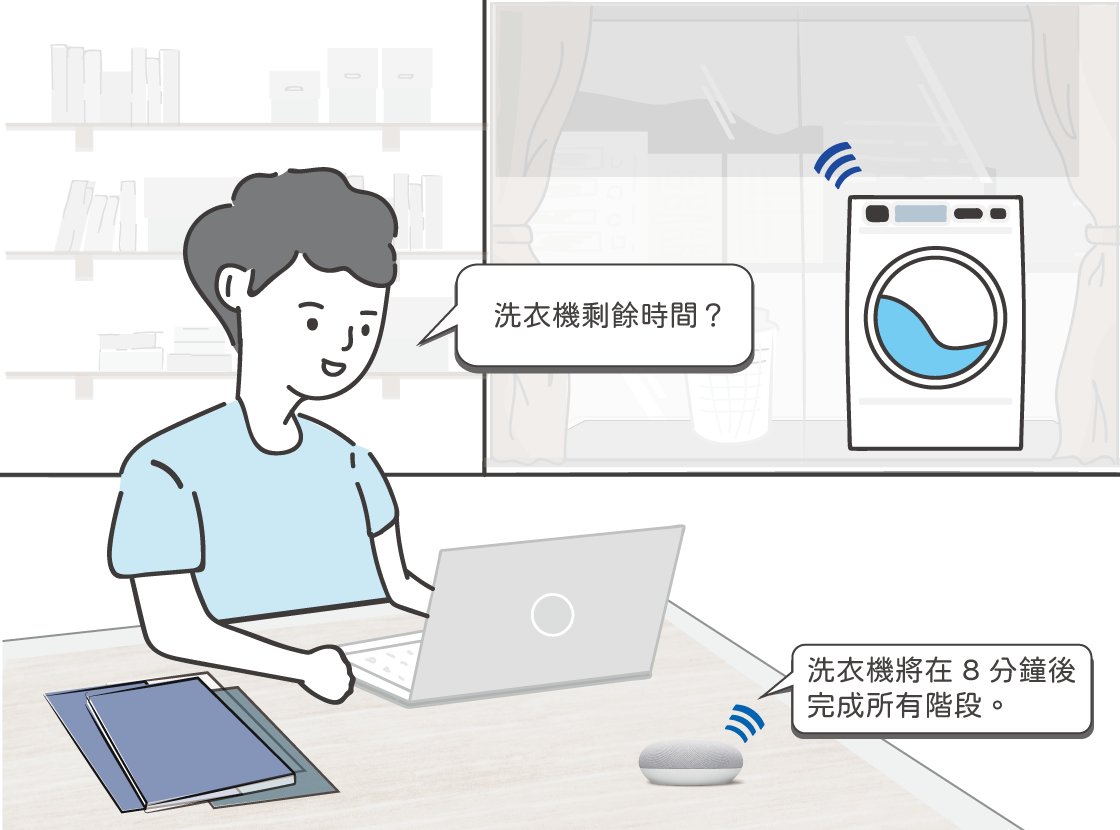 精準掌握洗衣時間