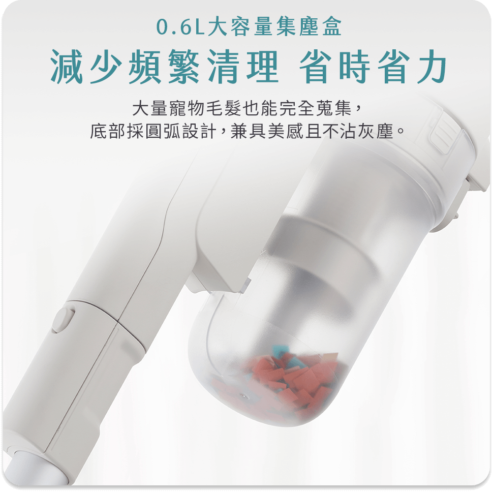 減少頻繁清理，省時省力