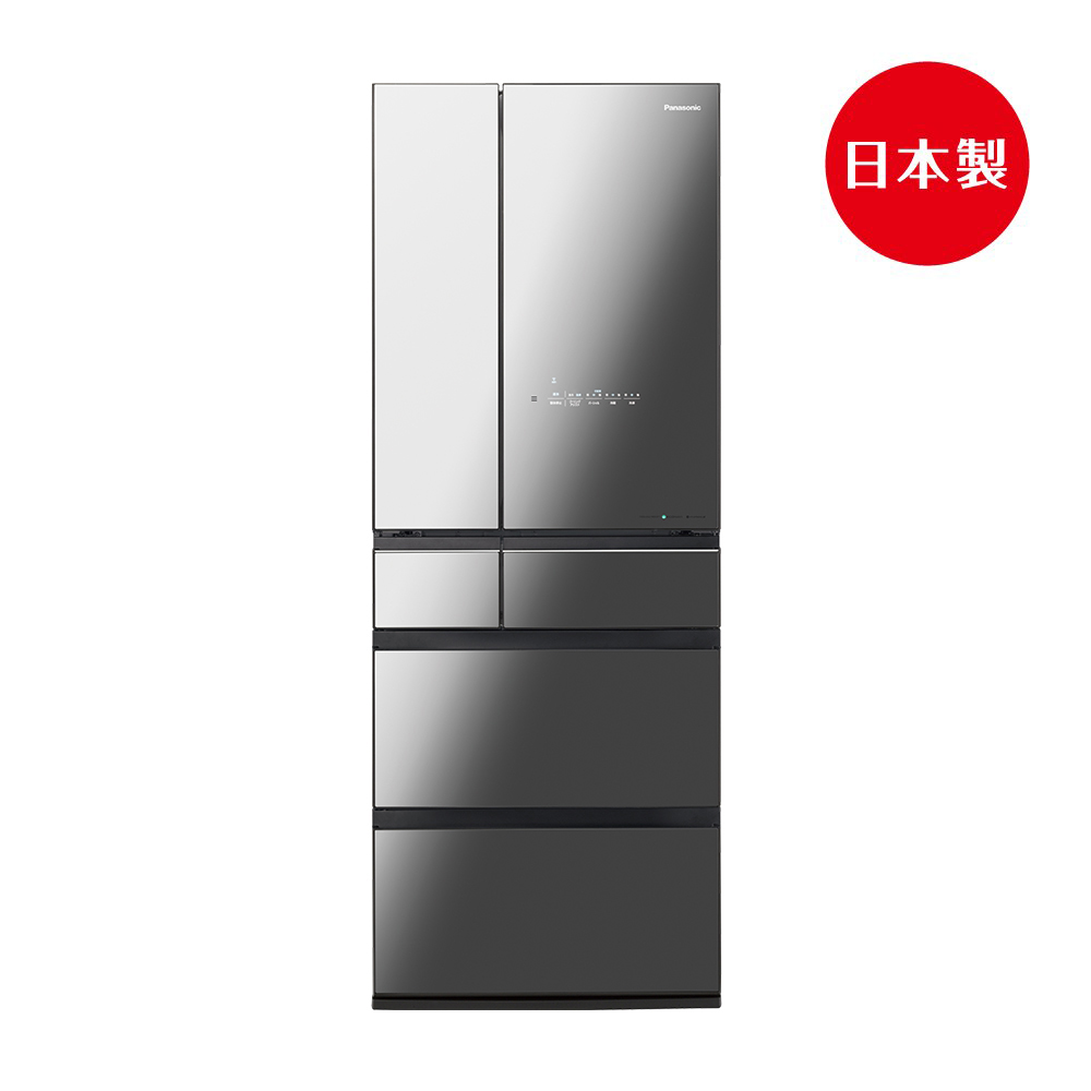 550L六門日系上質系列無邊框鏡面/玻璃電冰箱 NR-F551WX