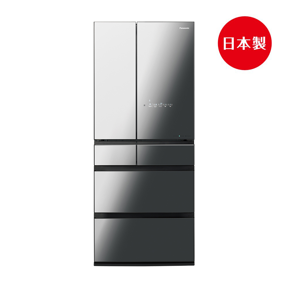 650L六門日系上質系列無邊框鏡面/玻璃電冰箱 NR-F651WX