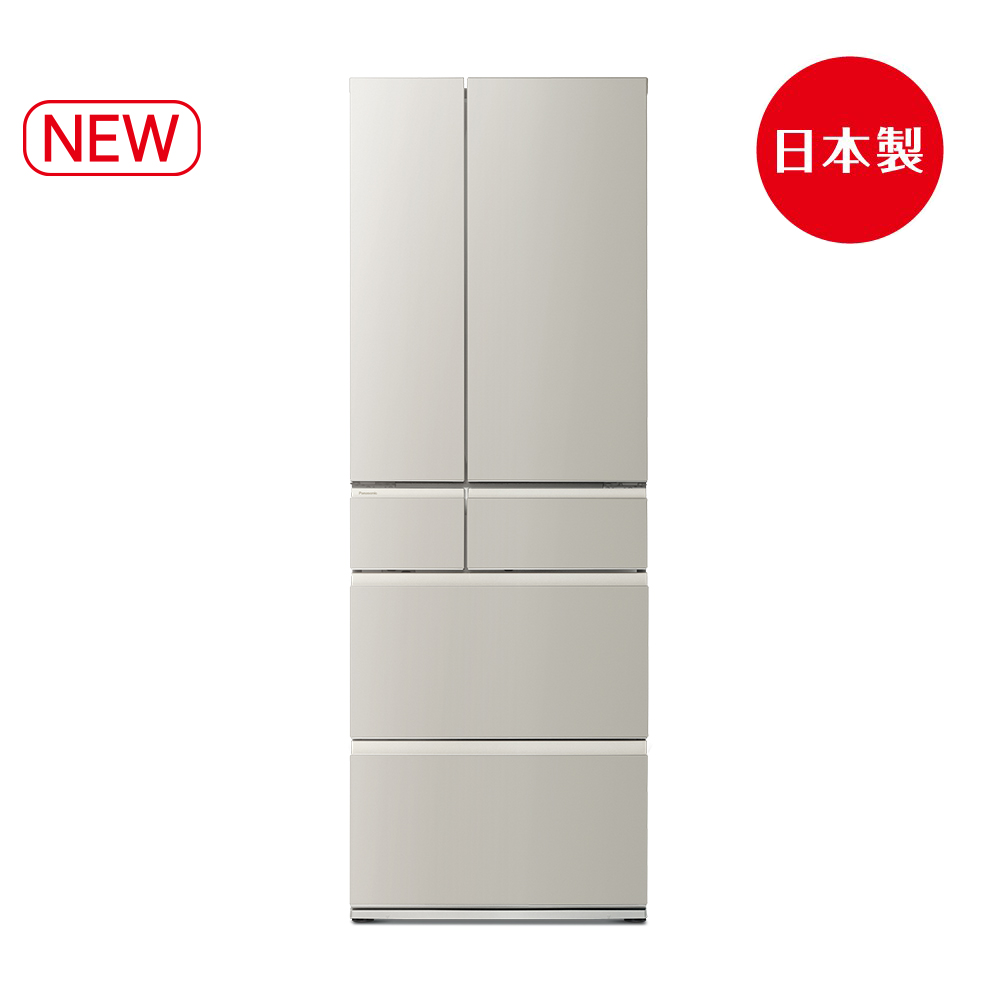 495L六門日系上質系列無邊框霧面鋼板電冰箱 NR-F502YT